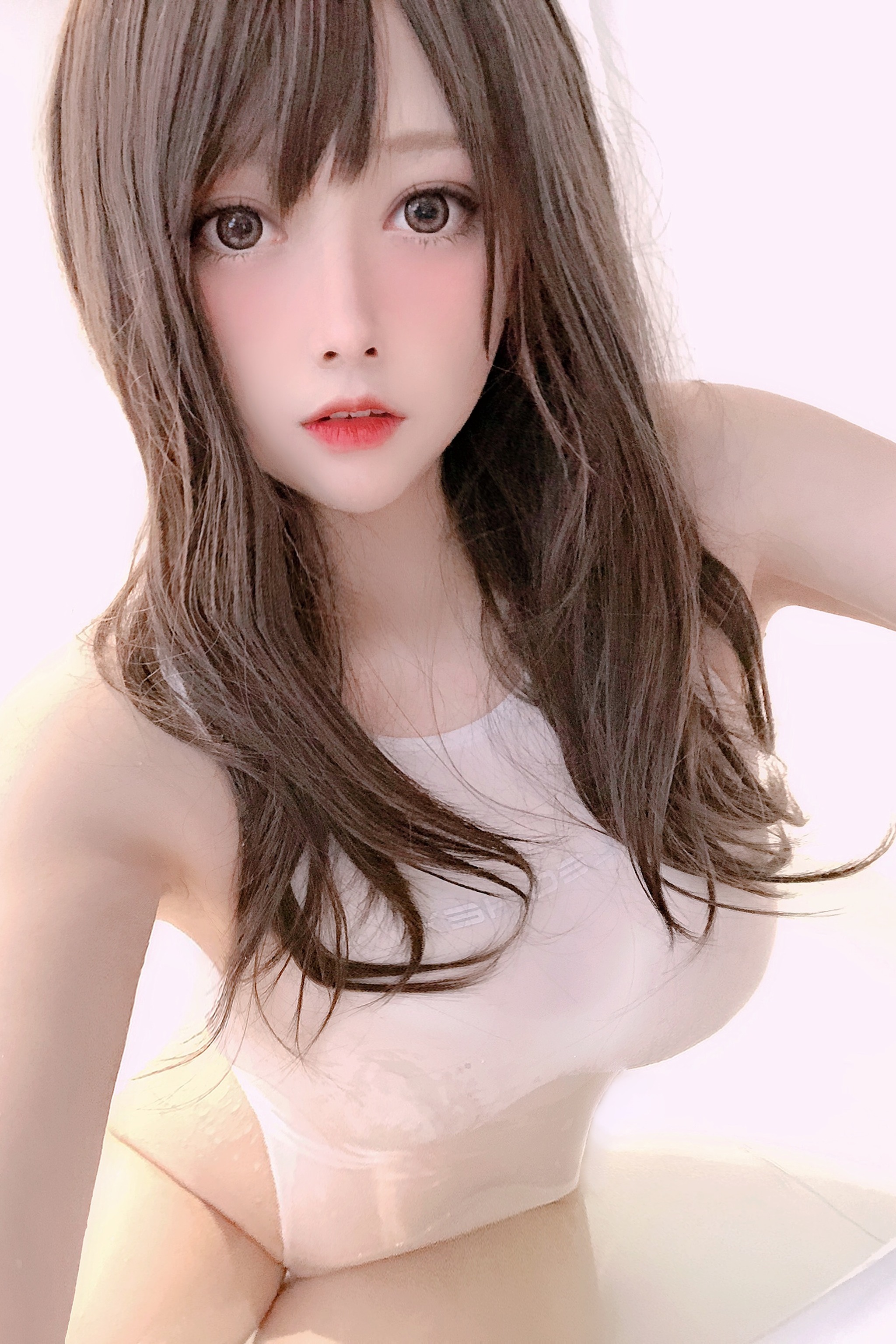 念念_D - NO.002 白色竞泳 [20P]-XikXak